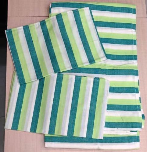 BEDSHEET STRIPE 90X108 2 PILLOW COVER